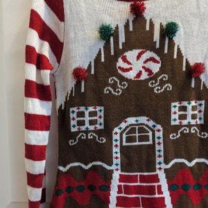 Women's Ugly Christmas Sweater Dress Small